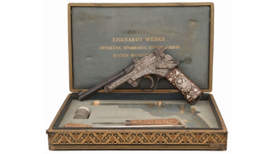 Mannlicher Model 1900 Pistol Presented to the Sultan of Turkey
