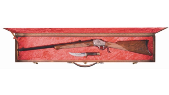 L. Acampo Master Engraved Browning Model B78 Bicentennial Rifle