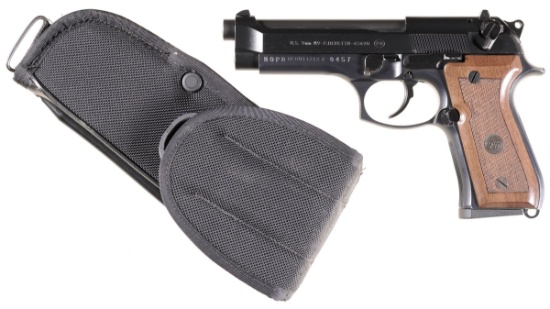 New Orleans PD Marked Beretta M9 Pistol with Holster