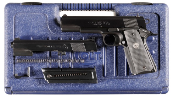 Colt MK IV Series 80 Government Model Pistol with Case