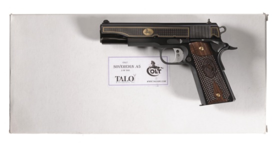 Colt TALO '.45 SOVEREIGN' Edition Government Model Pistol