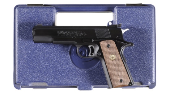 Colt MK IV Series 70 Gold Cup National Match Pistol with Case
