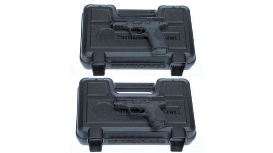 Two Smith & Wesson M&P 357 Semi-Automatic Pistols with Cases
