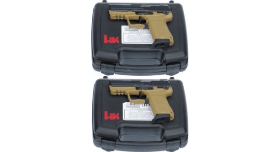 Two Consecutively Serial Numbered Heckler & Koch 45C Pistols