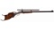 Engraved Marlin-Ballard Rifle, Pistol Grip 6 1-2 Rigby Action