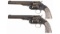 Two San Francisco-U.S. S&W 1st Model Schofield Revolvers