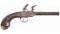 Silver Accented and Engraved Bunney Box Lock Flintlock Pistol