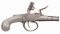 All-Metal Double Barrel Flintlock Pocket Pistol