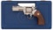 Nickel Colt Python Double Action Revolver with Case