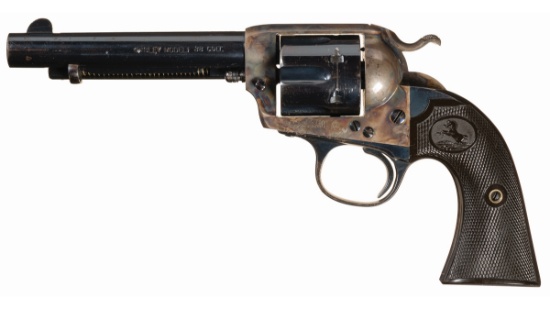 Colt Bisley Model SA Revolver in 38 Colt Caliber