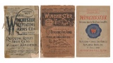 Three Winchester Catalogues Dated 1892, 1897, and 1911