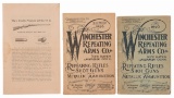 Two 1896 Dated Winchester Catalogues and an Advertisement