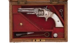 New York Engraved S&W No. 1 2nd Issue Revolver, Case