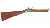 Engraved John Knubley Brass Barreled Flintlock Blunderbuss