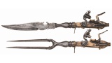 Unidentified Flintlock Fork and Knife Set