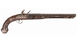 Incredibly Ornate H.W. Mortimer & Co. Flintlock Pistol