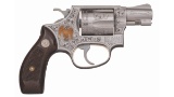 Engraved and Inlaid Smith & Wesson Model 60 DA Revolver