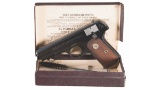 WWII Production Colt 1908 Hammerless Pistol with Box