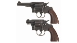 Two U.S. Colt Double Action Revolvers