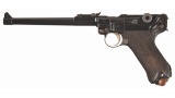 Erfurt Arsenal Model 1914 Artillery Luger Semi-Automatic Pistol