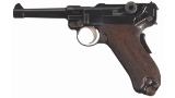 DWM Model 1906 American Eagle Commercial Luger Pistol in 9mm