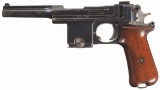 Pieper-Bergman Model 1910-21 Semi-Automatic Pistol Rig