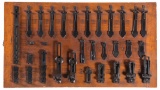 Winchester Salesman's Style Rear Sight Sampler Board