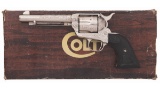 Engraved Colt Third Generation Single Action Army Revolver