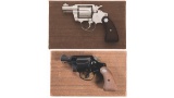 Two Colt Cobra Double Action Revolvers with Boxes