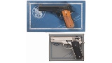 Two Smith & Wesson Semi-Automatic Pistols with Boxes