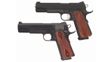 Two Caspian Arms Semi-Automatic Pistols