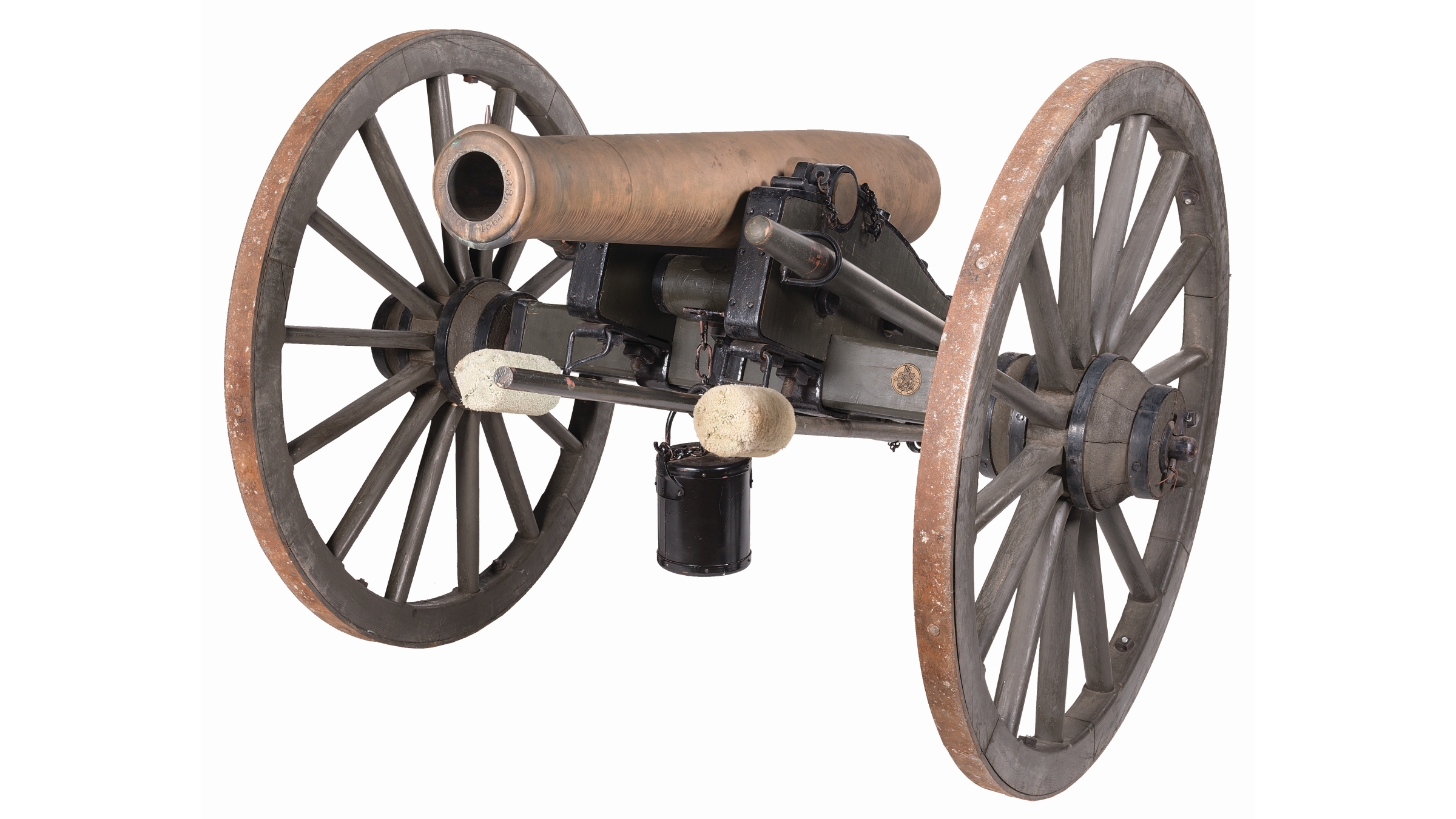 46: Civil War Model 1857 Napoleon Field Cannon Copy