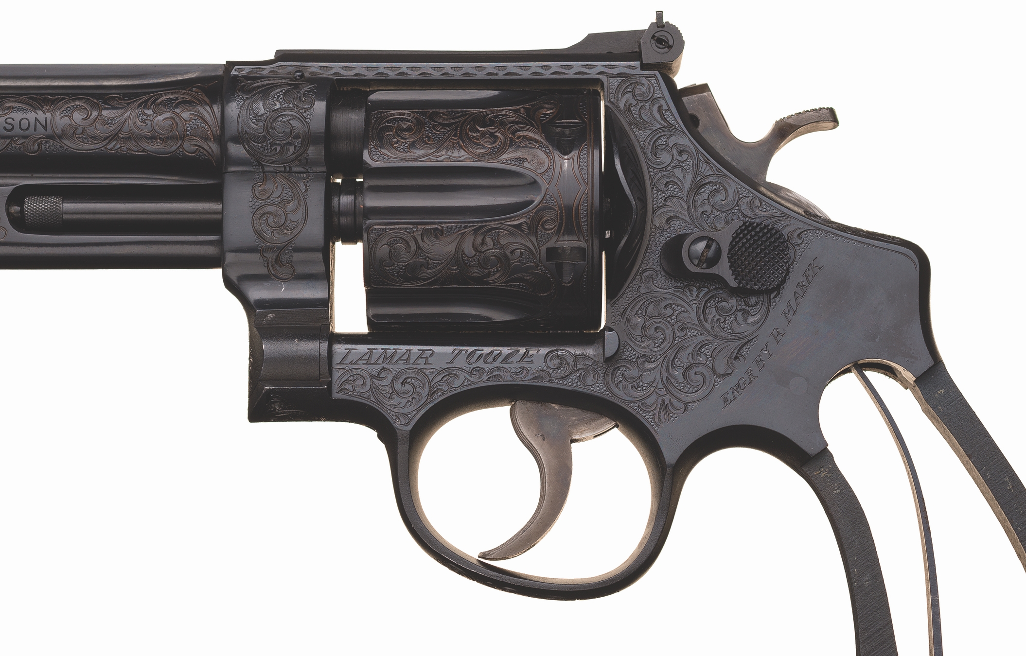 Engraved Smith & Wesson Pre-Model 28 Highway | Proxibid