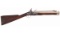 Engraved Brass Barreled Flintlock Blunderbuss with Snap Bayonet