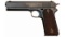 Stock Slotted Colt Model 1905 45 ACP Pistol