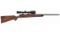 Engraved Kimber Model 84 Bolt Action Rifle with Scope