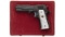 Engraved Llama Especial Semi-Automatic Pistol with Case