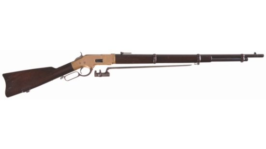 Winchester Model 1866 Lever Action Musket with Bayonet