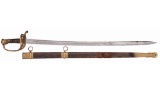 Rare Boyle & Gamble CS Staff & Field Sword with Scabbard