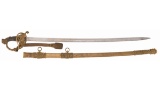 Presentation Grade Officer's Sword with Inscribed Scabbard