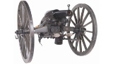 Norman Wiard Civil War 6-Pounder Rifle with Carriage