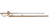 American Infantry Officer Sword with Scabbard