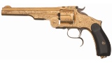 Engraved Smith & Wesson No. 3 Third Model Russian Revolver