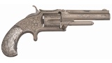 Engraved Smith & Wesson Number 1 1-2 2nd Issue Revolver