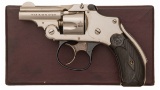 S&W 32 Safety Hammerless 3rd Model Bicycle Revolver with Box