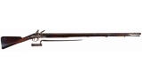 Henry Nock Flintlock Volunteer Type Musket with Bayonet