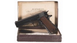 Post-World War II Colt Government Model Pistol with Box& Letter