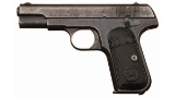 Colt 1908 Pistol Attributed to Colorado Sheriff with Holster