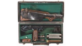 Cased Model 1893 Borchardt Pistol Rig with Accessories