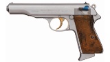 Documented Prototype Walther Model PP Long Slide Pistol